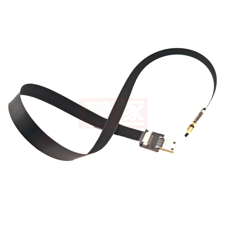 FPC flexible kabel UAV luft foto transferencia FPV micro HDMI-kompatibel zu mini HD-kabel HD linie kamera spezielle linie - imagen 5