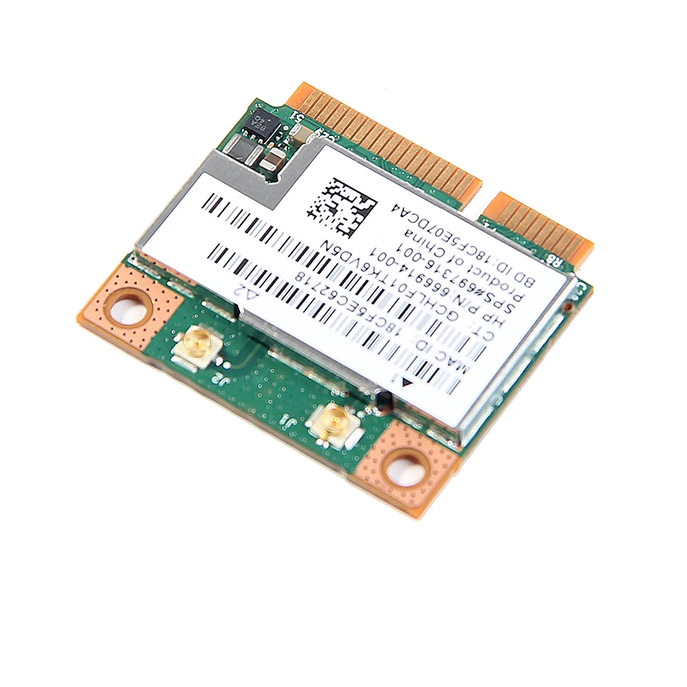 BCM943228HMB, banda Dual de 300Mbps, para Bluetooth 4,0, 802.11a/b/g/n, Wifi, tarjeta inalámbrica, medio Mini PCI-E, Notebook, adaptador Wlan de 2,4G/5Ghz - imagen 5
