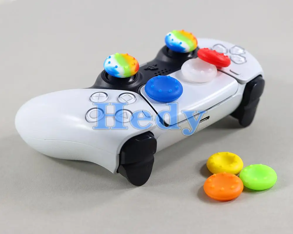 Thumb Stick Grips Silicone Joystick Cap Cover Controller Cap para PS5/PS4/PS3/PS2/XBOX360/XBOX Series/Switch Pro Gamepad, 2 piezas - imagen 5