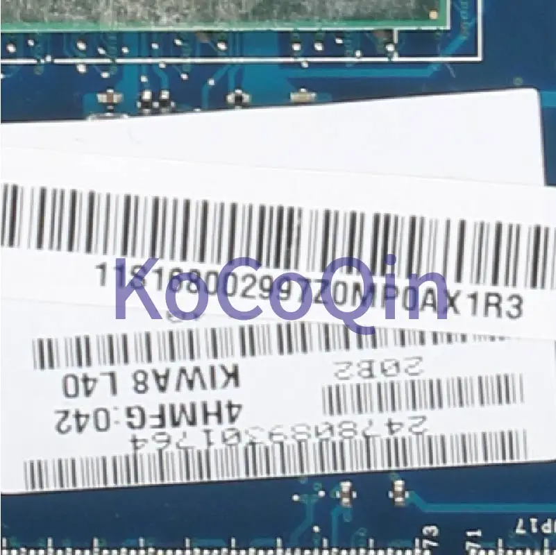 KoCoQin-placa base para ordenador portátil, placa base para LENOVO Ideapad G550, KIWA7, LA-5082P, 168002997, GL40 - imagen 5