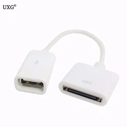 Adaptador 30 pines a USB 2.0 hembra – Cable datos blanco y negro
