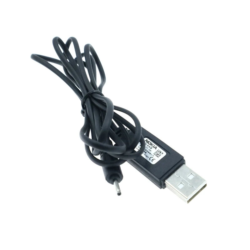 Cable de carga USB de 2mm de diámetro exterior de Pin pequeño, Cable de plomo a USB para Nokia 7360, N71, 6288, E72, alta velocidad, 1,3 m - imagen 2