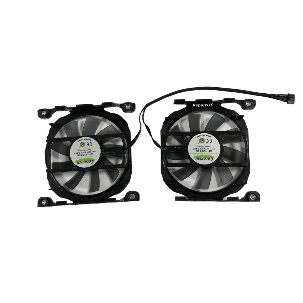 Enfriador GPU, ventilador de vídeo, 2 unids/set CF-12815S, para Inno3D GTX 760 HerculeZ 2000s 2gb, para INNO3D GTX 1070Ti X2 V2 - imagen 4