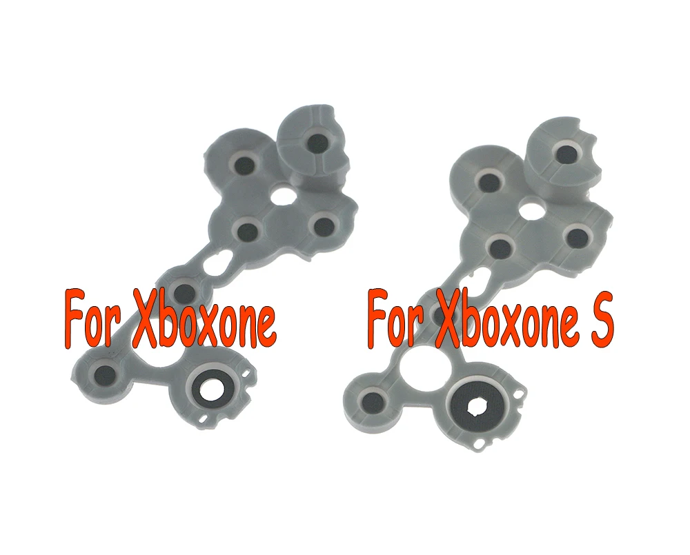 100 Uds Original OEM para XBOX ONE Slim S negro gris botón de goma conductora de silicona para Xbox One S D Pad para XBOXONE Elite V2.0 - imagen 5