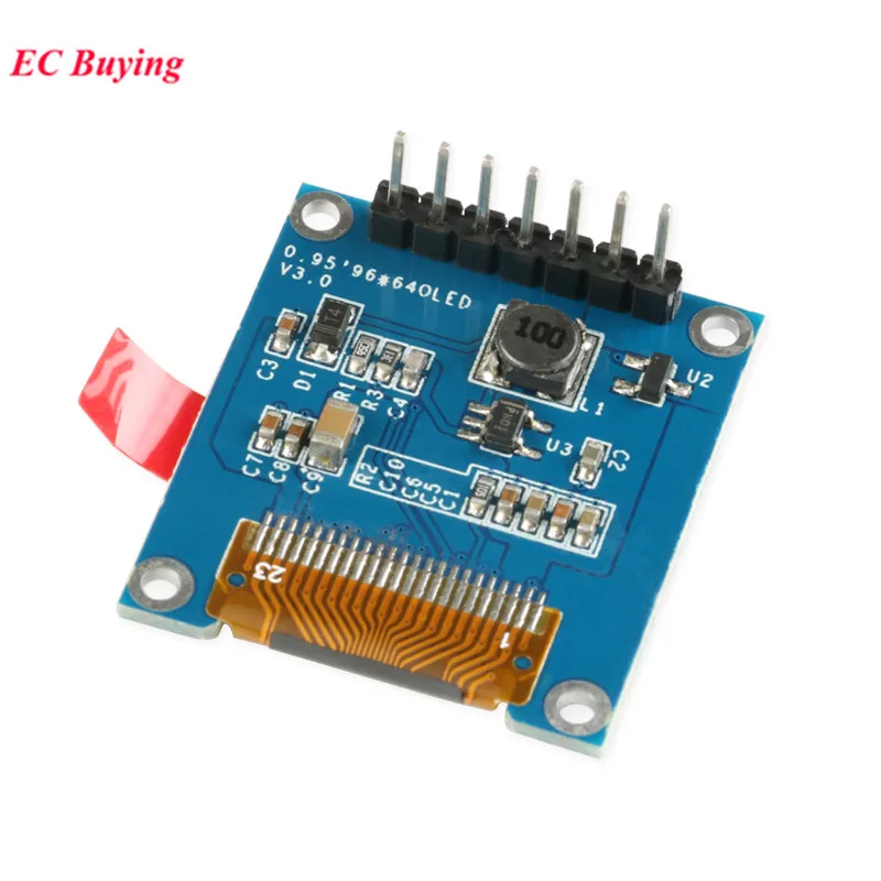 Pantalla OLED a todo Color de 0,95 ", 0,95 pulgadas, módulo de pantalla LED LCD, puerto serie SPI 96x64, interfaz paralela, controlador SSD1331 96*64 - imagen 3