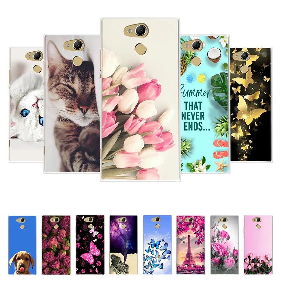 Funda de TPU para Sony Xperia XA2 XA 2 Ultra, carcasa suave de lujo con patrón, para Sony Xperia XA2, Sony Xperia XA2 Ultra