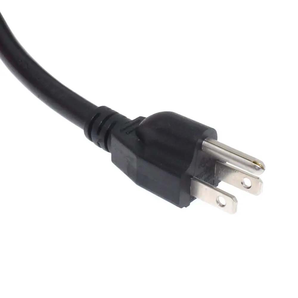 Cable de alimentación US JP de 3 pines a IEC320 C13, adaptador americano NEMA 5-15P, cable de extensión 18AWG/14AWG, certificado UL - imagen 3
