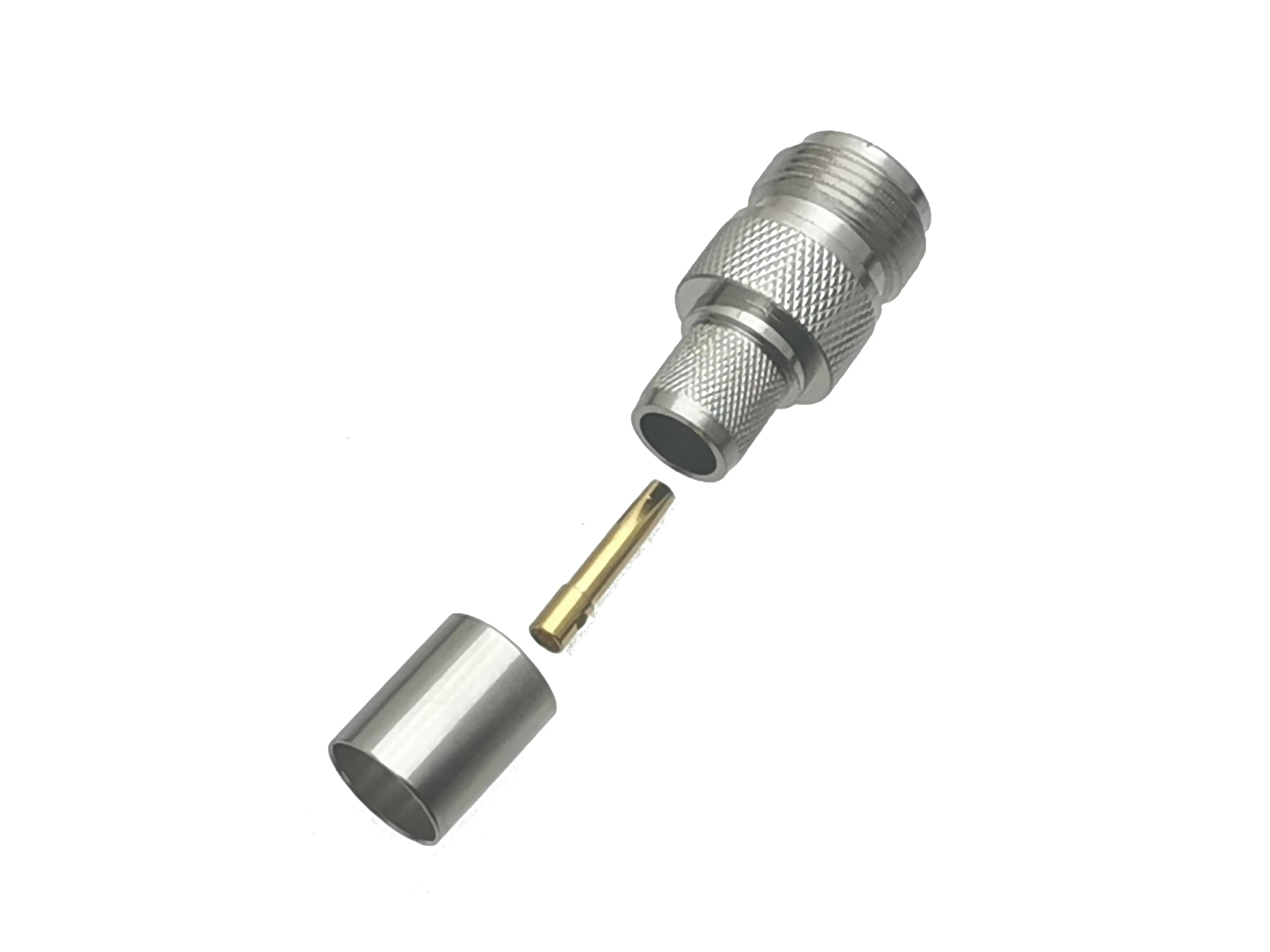 Conector N Hembra engarce RG8 LMR400, Cable RF, adaptador Coaxial de alta calidad, 1 unidad - imagen 3