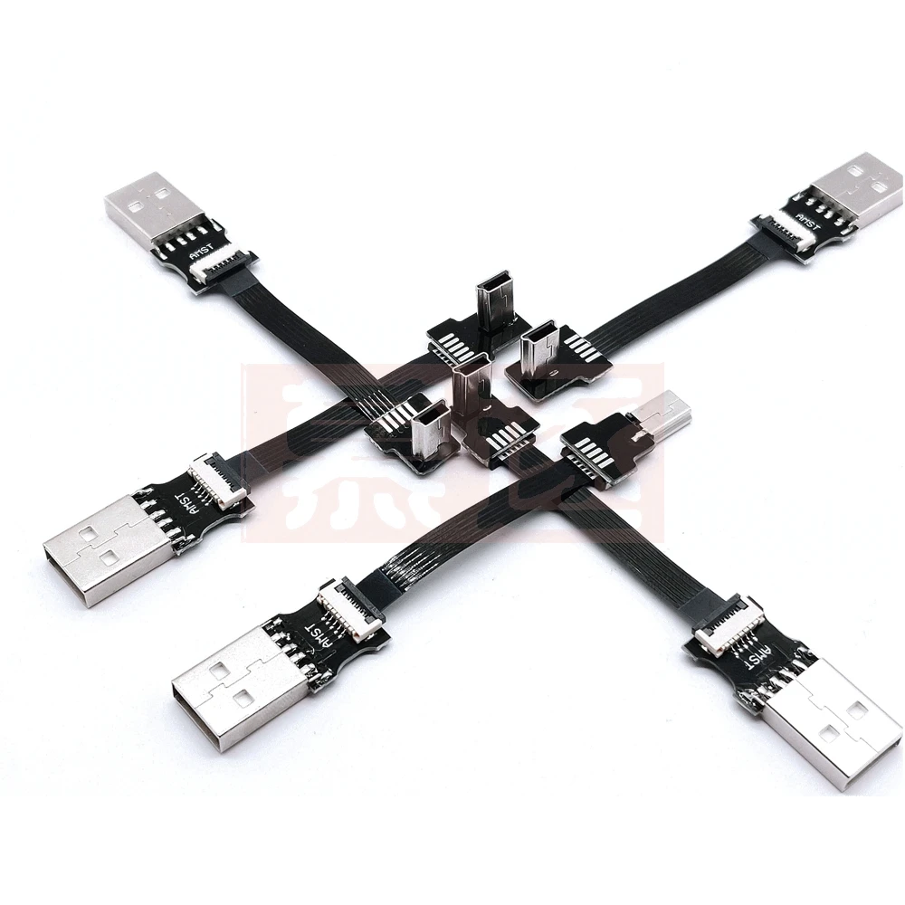 Monitor FPV estándar Mini Micro USB Super Weiche Ultra Dünne Flache FPC lade flexible Kabel konverter 5 cm-100 cm - imagen 3