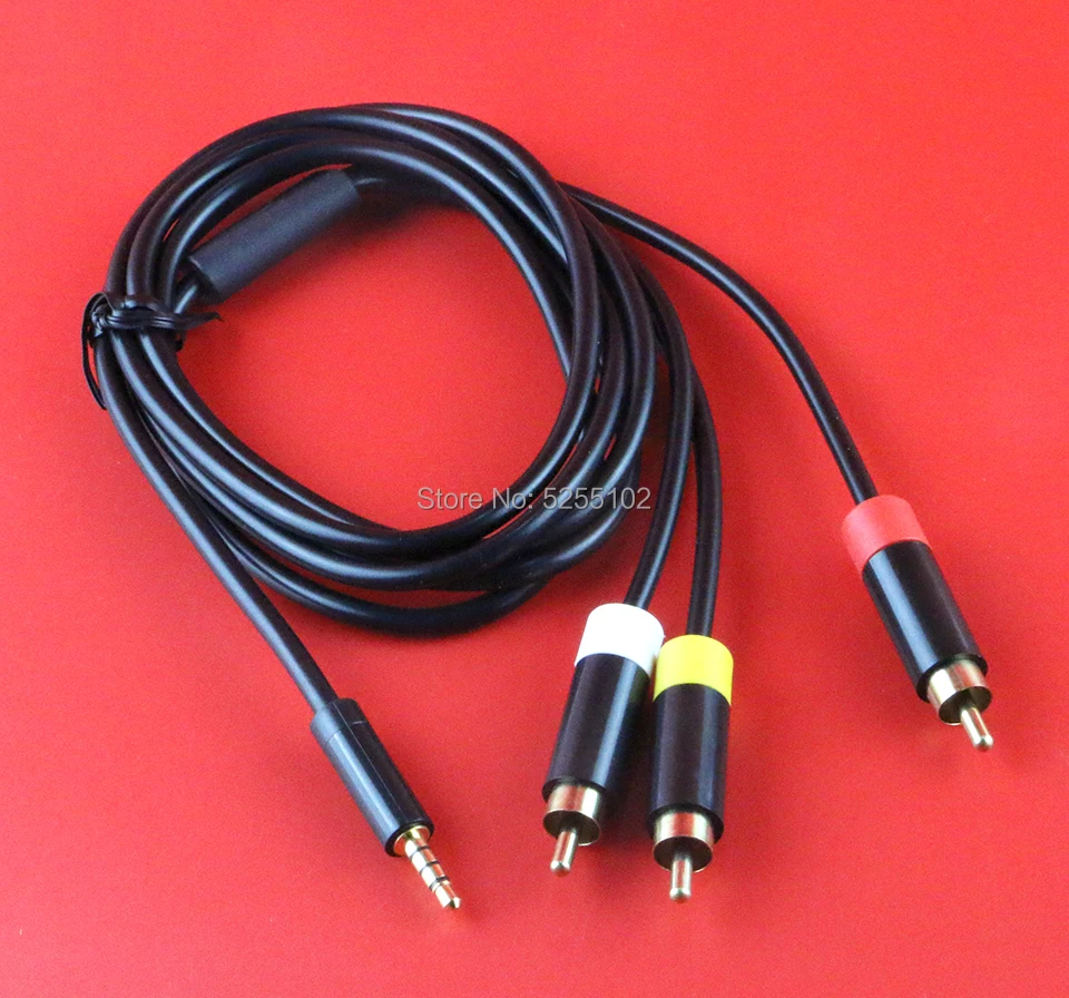 20 piezas para XBOX 360E Cable AV conexión de Audio y vídeo para Microsoft Xbox 360E Videojuego Cable AV de sonido Digital de alta calidad - imagen 3