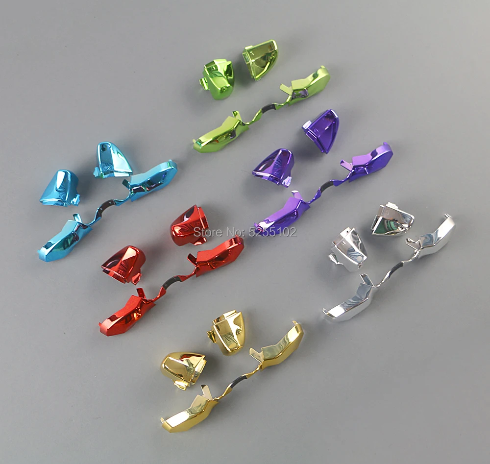 Botones de parachoques cromados LT RT RB LB para Xbox One Elite, controlador de edición limitada, parachoques LB RB, botón LT RT para XBOX One - imagen 2