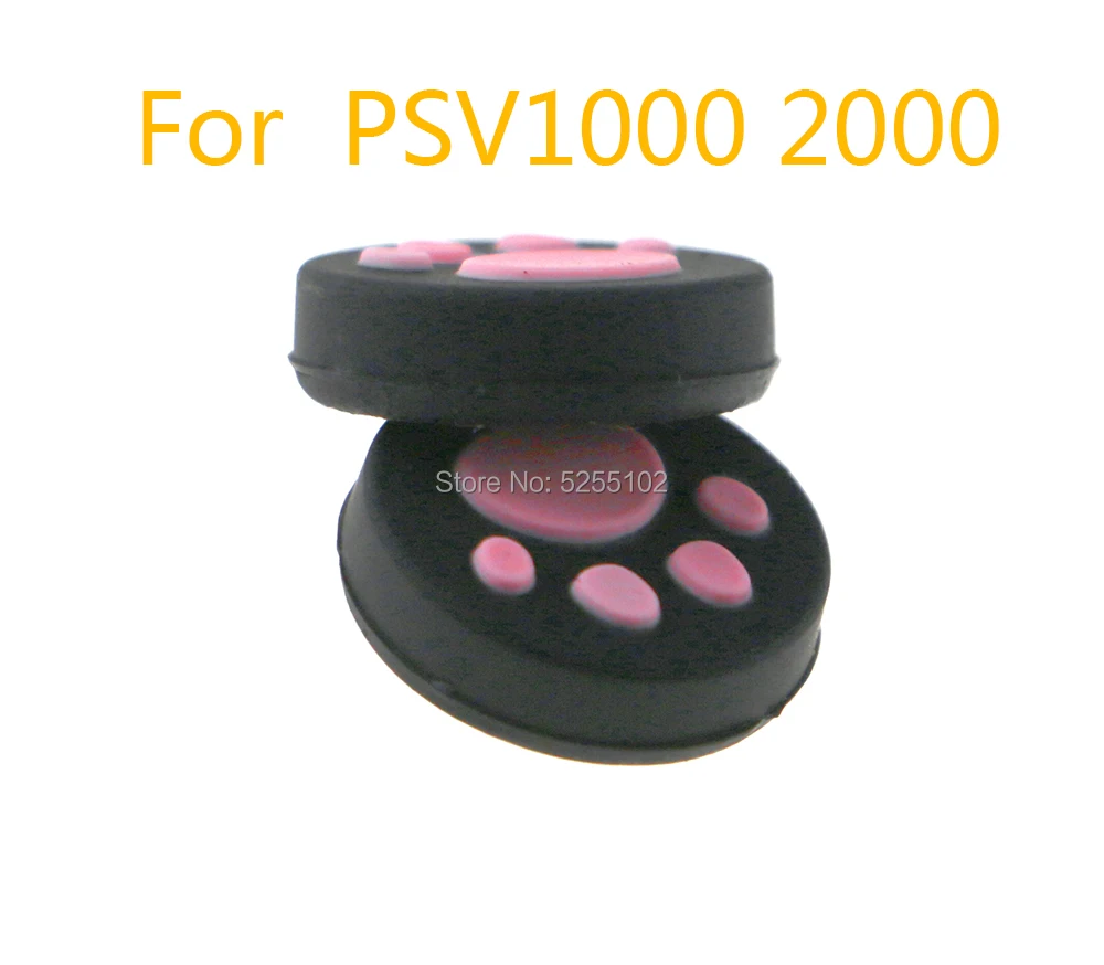 4 Uds. Tapa de gato con agarre para palanca de mando analógica, funda protectora para almohadilla de botón para Sony PlayStation Psvita PSV 1000 2000 - imagen 2