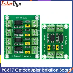 PC817 Módulo Optoacoplador 4 Canales Aislado 3,3V-5V