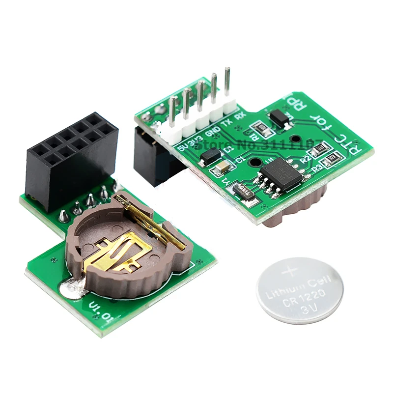 Rpi RTC DS1307 RaspberryPi verde placa PCB compatible con módulo de reloj Raspberry Pi