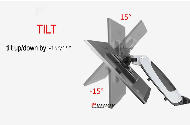 Soporte TV - Vista del mecanismo de gas