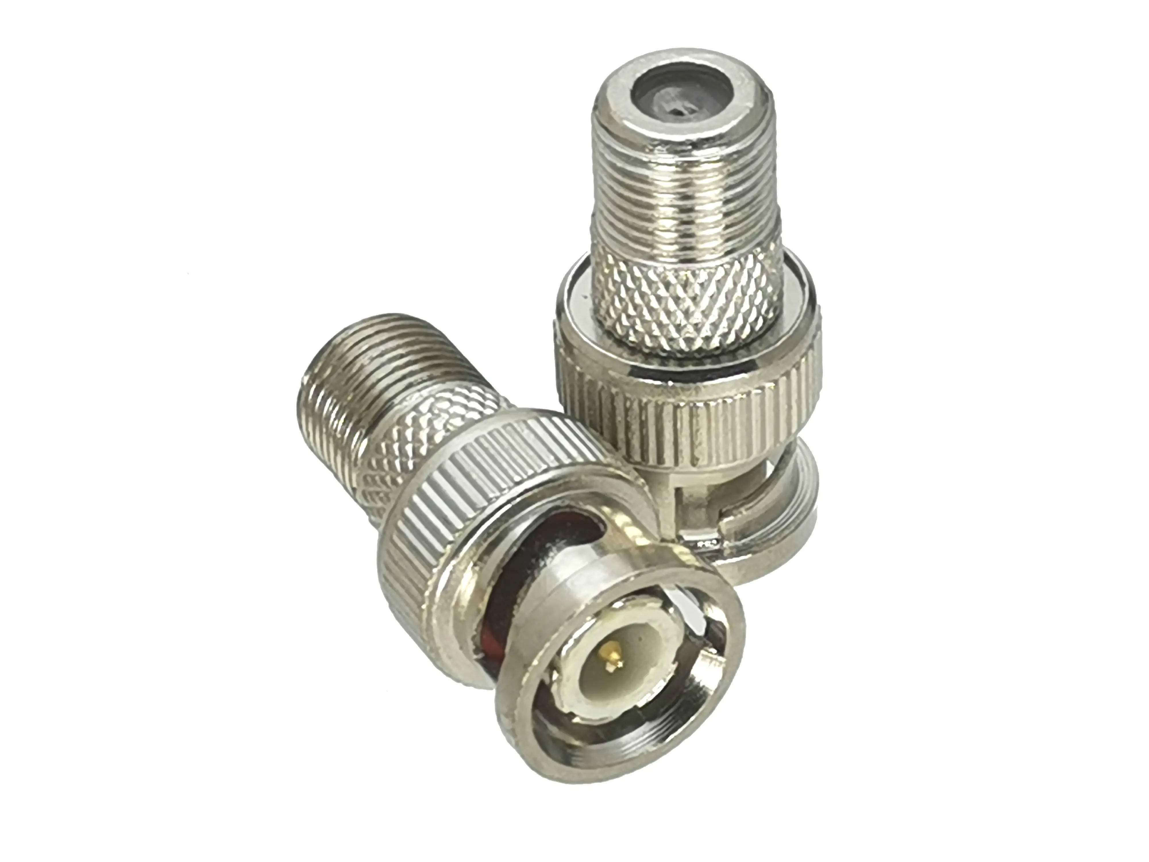 Adaptador F a BNC – coaxial RF 50 ohm – latón - imagen 3