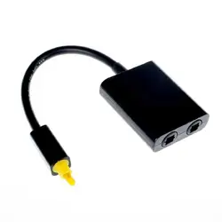 Divisor Audio Óptico Toslink 1×2 SPDIF Digital