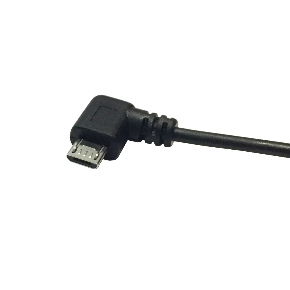 Cable de carga USB a Micro USB, Cable de resorte de 90 grados, cargador de sincronización de datos, Cable en espiral para HTC, Huawei, Samsung - imagen 2