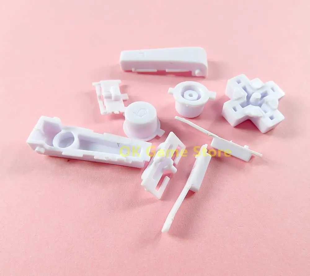 1 Juego de botones completos de repuesto, teclado L R A B d-pad para consola de juegos Nintendo GBM, piezas de botones - imagen 4