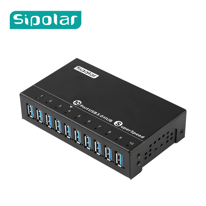 Sipolar A-103 Hub USB 3.0 Ultra Alta Velocidad Cargador Multipuerto
