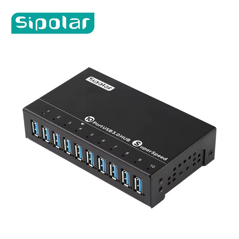 Sipolar A-103 Hub USB 3.0 Ultra Alta Velocidad Cargador Multipuerto
