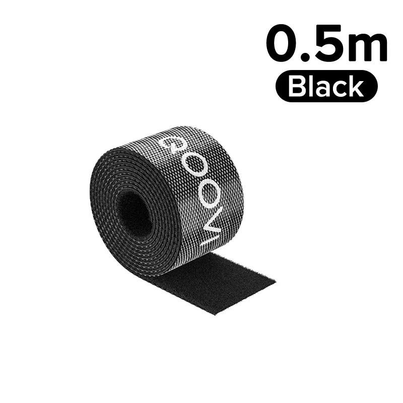 0.5m Black Velcro