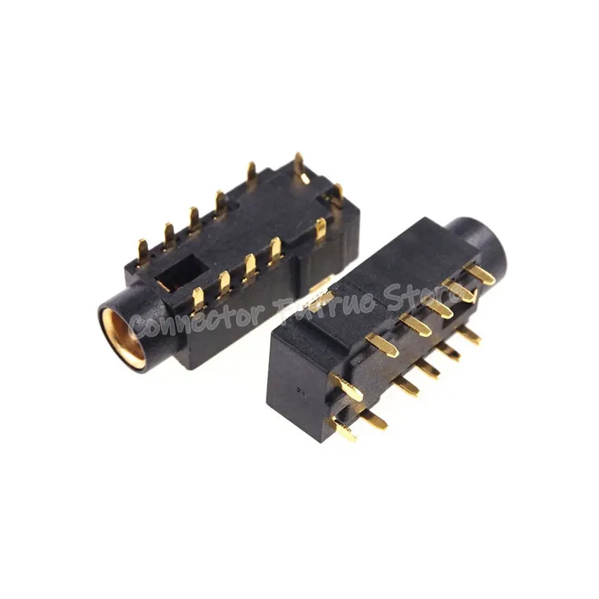 YuXi-toma de corriente para auriculares, 2 piezas, chapado en oro, 4,5mm, Pin de 5 secciones de Audio para Sony Player 4,4 Balance Jack - imagen 3