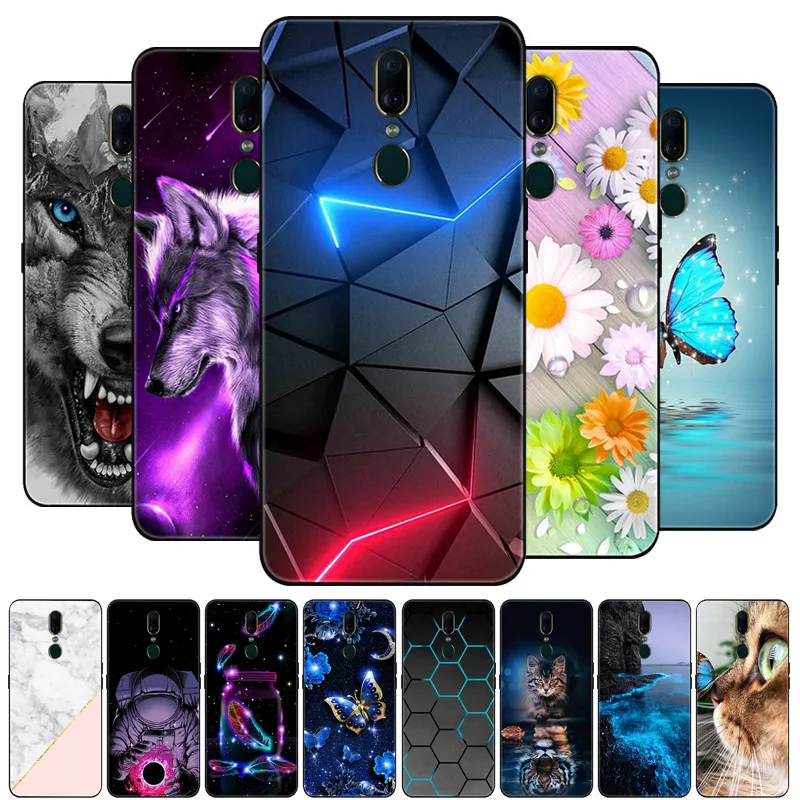 Para OPPO F11 funda de silicona funda trasera suave TPU para OPPO F11 Pro caso F 11 F11Pro caso de dibujos animados de Las cocas para OPPO F11 Pro