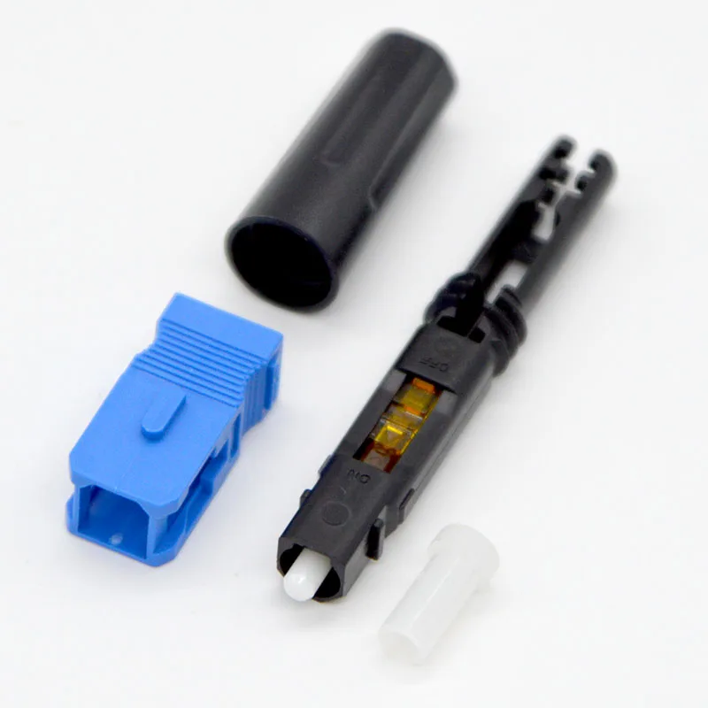 200 Uds FTTH conector rápido de fibra óptica monomodo 50mm conector rápido SC/UPC/APC integrado venta al por mayor envío gratis Brasil - imagen 5