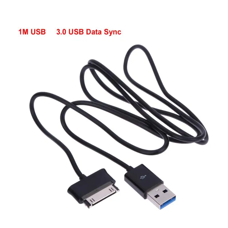 Cable de carga de sincronización de datos USB 3,0 de 1M, Cable de sincronización de datos de carga rápida para Huawei Mediapad 10 FHD Tablet PC