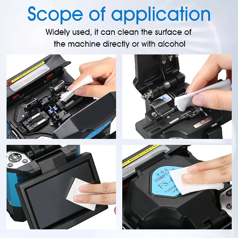 Papel de limpieza de fibra óptica, AUA-Y3, sin polvo, FTTH, herramientas de limpieza - imagen 2
