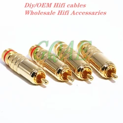 Conector RCA Chapado Oro – Cable Audio Alta Fidelidad