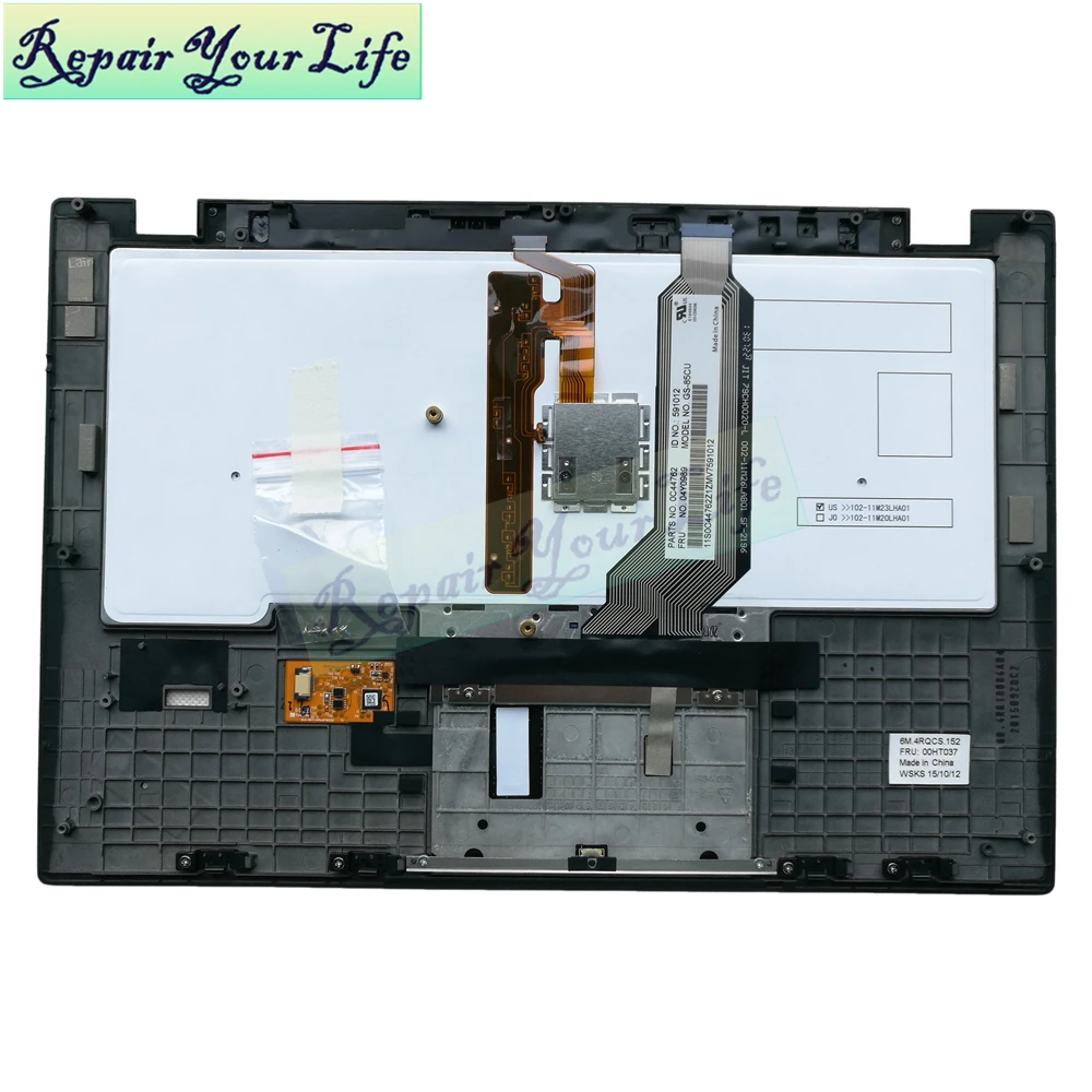 Teclado retroiluminado de Reino Unido CF, reposamanos para Lenovo Thinkpad X1 Carbon 1st Gen 2013, 3443, 3444, 3446, portátil 00HT037, 00HT009, 04Y0795, 04Y0989 - imagen 3