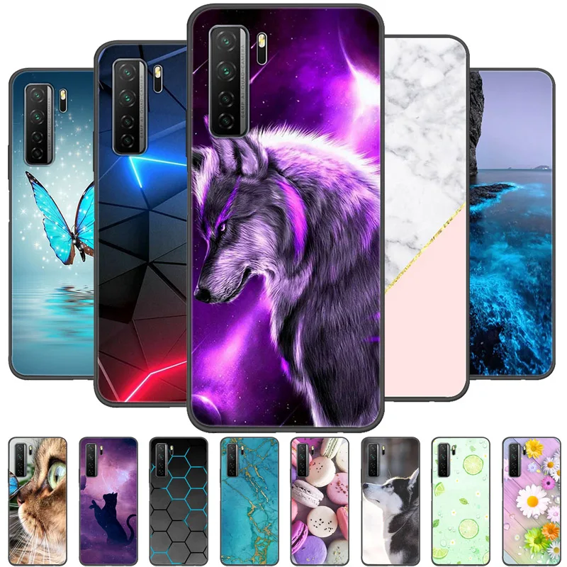 Coque Huawei honor 30S carcasa trasera de silicona teléfono caso Honor 30S Rusia casos CDY-NX9A CDY-NX9B de parachoques suave Funda bolsa