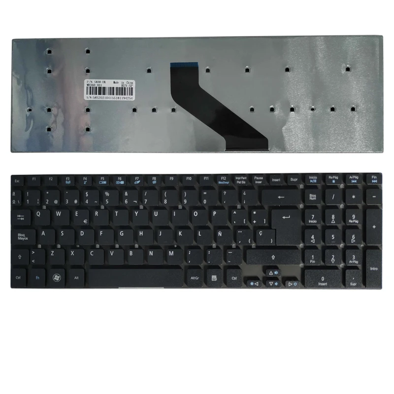 Teclado español para Acer, extensión 2508, 2509, 2510, 2510G, Z5WBH, EX2508, X2508, EX2509, EX2510, 2508G, 2509G, 2510G-365E, SP, nuevo