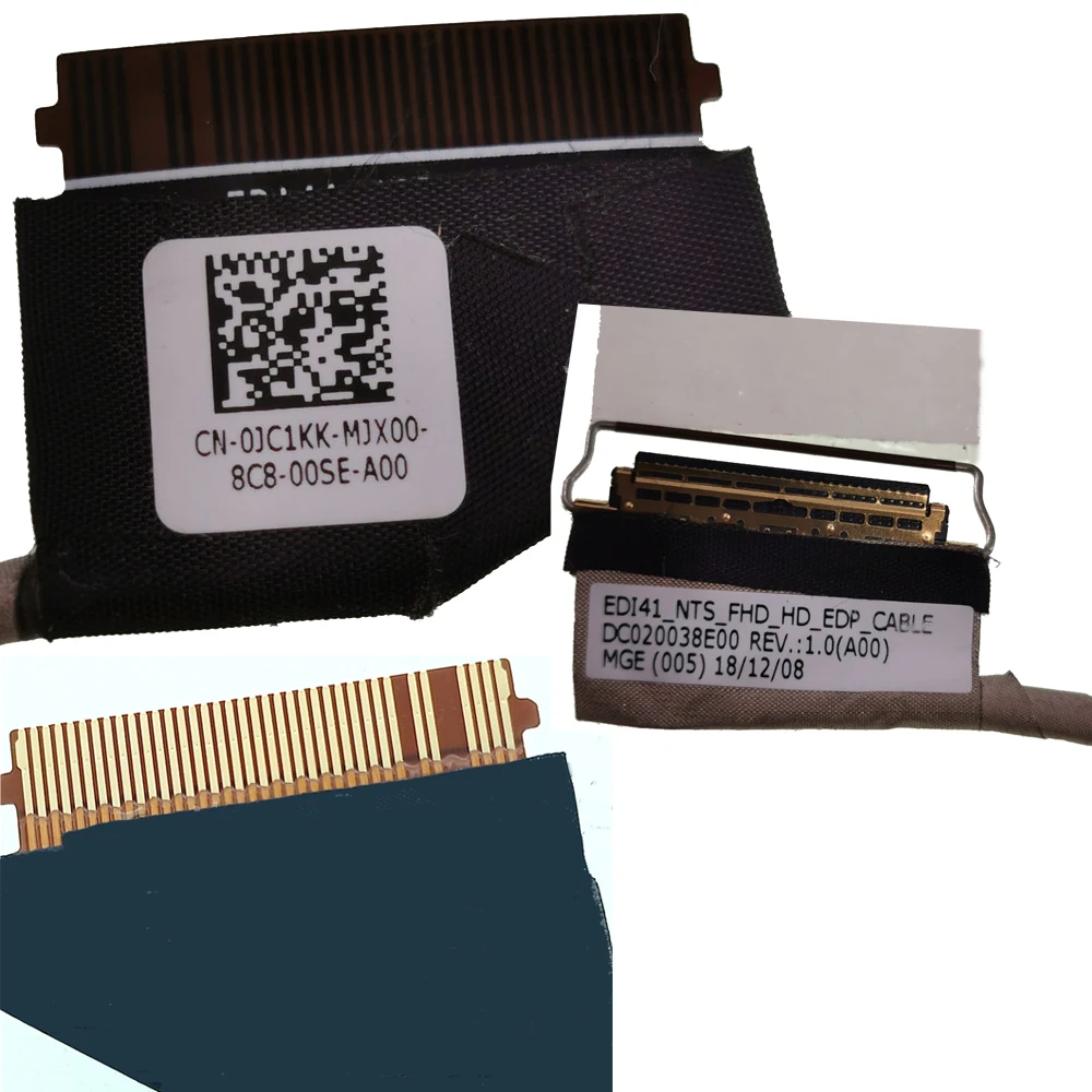 0JC1KK Cable de vídeo de pantalla LCD LVDS para Dell Inspiron 14 3000 3480 3482 Vostro V3481 V3482 CN-0JC1KK JC1KK DC 020038 E00 FHD 30Pin - imagen 4