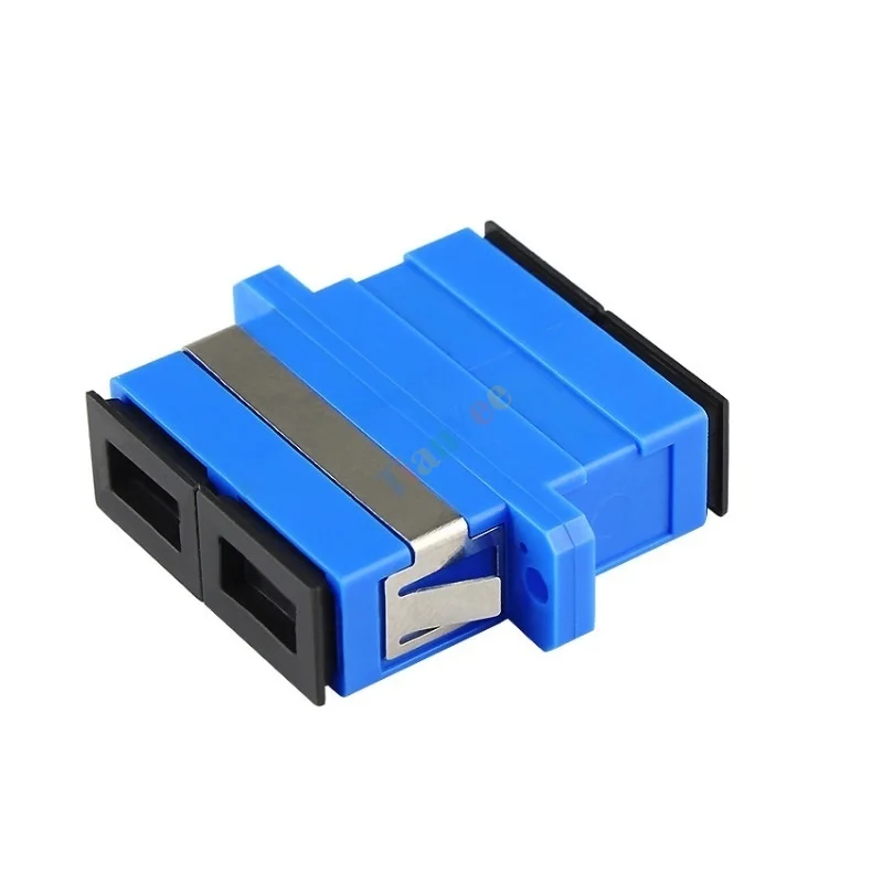 Adaptador de conector de fibra óptica SC OM3 SC / UPC SM, acoplador de brida monomodo Simplex SC-SC APC, 100 Uds., venta al por mayor - imagen 5