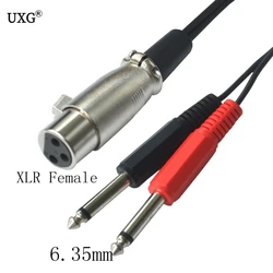 Cable XLR 3 Pines a Jack 6,35mm Mono TRS