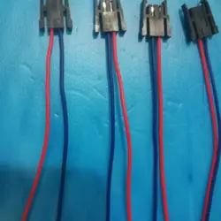Conector Batería LED Doble Ditto – 2 Pines Negro