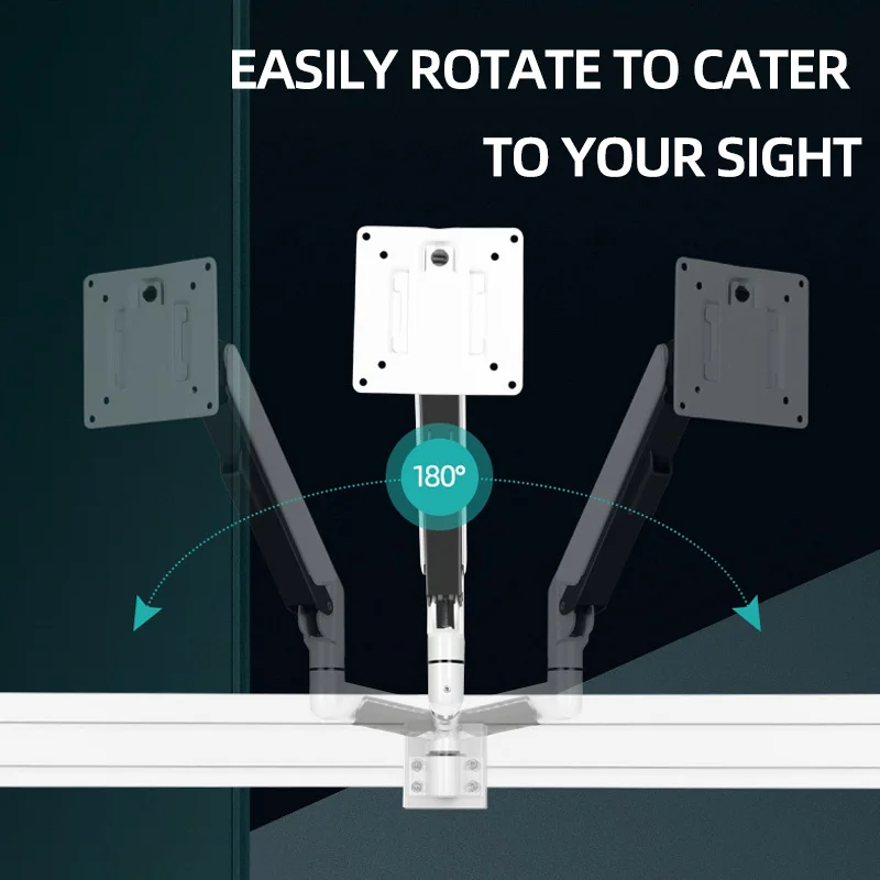 Soporte para Monitor de 10 "-32", brazo de aluminio para ordenador, resorte de Gas, movimiento completo, soporte de pantalla de montaje en pared para TV de Plasma, soporte para PC P3 - imagen 5