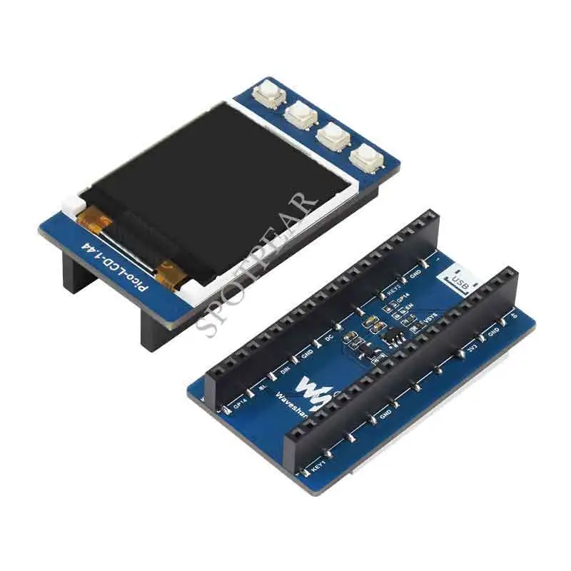 Módulo de pantalla LCD de 1,44 pulgadas, pantalla de 1,44 pulgadas, 65K, colores, 128 × 128 SPI para Raspberry Pi Pico - imagen 3