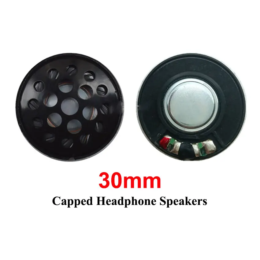 2 uds 27mm 30mm 40mm 50mm auriculares altavoz controlador Hifi Bluetooth negro/blanco magnético de alta gama auriculares Diy reparación de altavoces - imagen 4