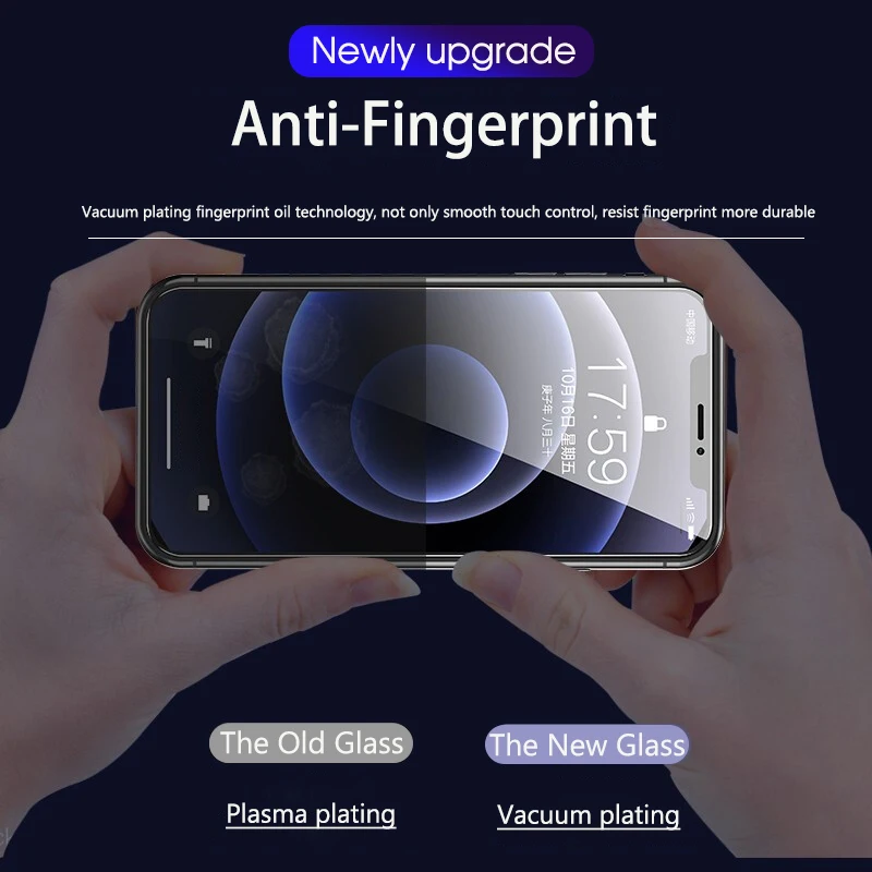 Protector de pantalla para iPhone 12 Pro Max Mini vidrio templado 11 13 iphone12 iphone11 Pro 11pro 12pro Xr X XS Max SE 2020 7 8 Plus - imagen 5