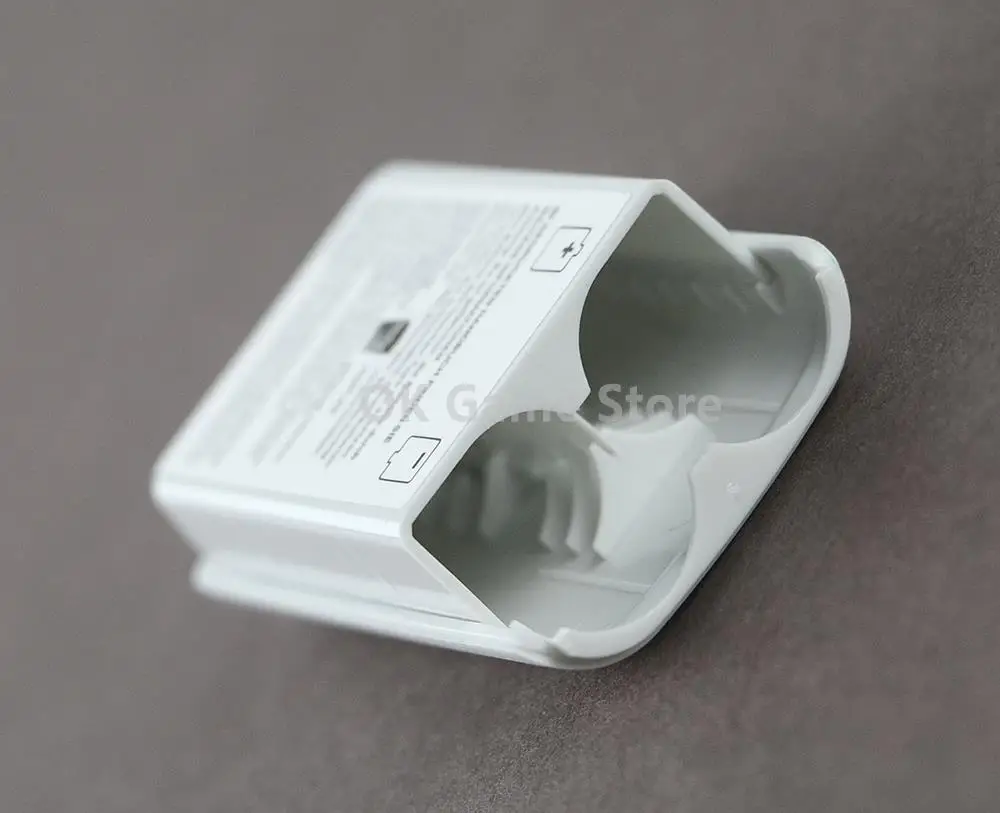 2 unids/lote funda de batería blanca y negra para controlador inalámbrico Xbox 360 cubierta de batería recargable para controlador Xbox 360 - imagen 2