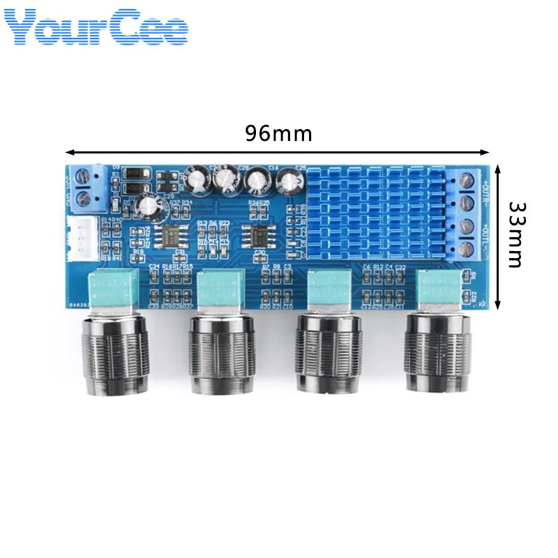 Placa amplificadora Digital XH-M577 TDA3116D2 2x80W 80W + 80W reproducción de módulo de tono de Audio de doble canal de alta potencia - imagen 4