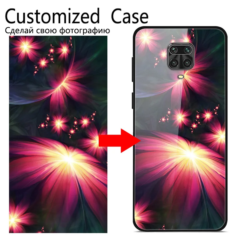 Funda de cristal personalizada para Xiaomi Redmi Note 9 S, 8T, 8 mi 9 SE Lite, 9T, Note 10 Pro, A3, 7, 6, 5, foto de diseño personalizado - imagen 4