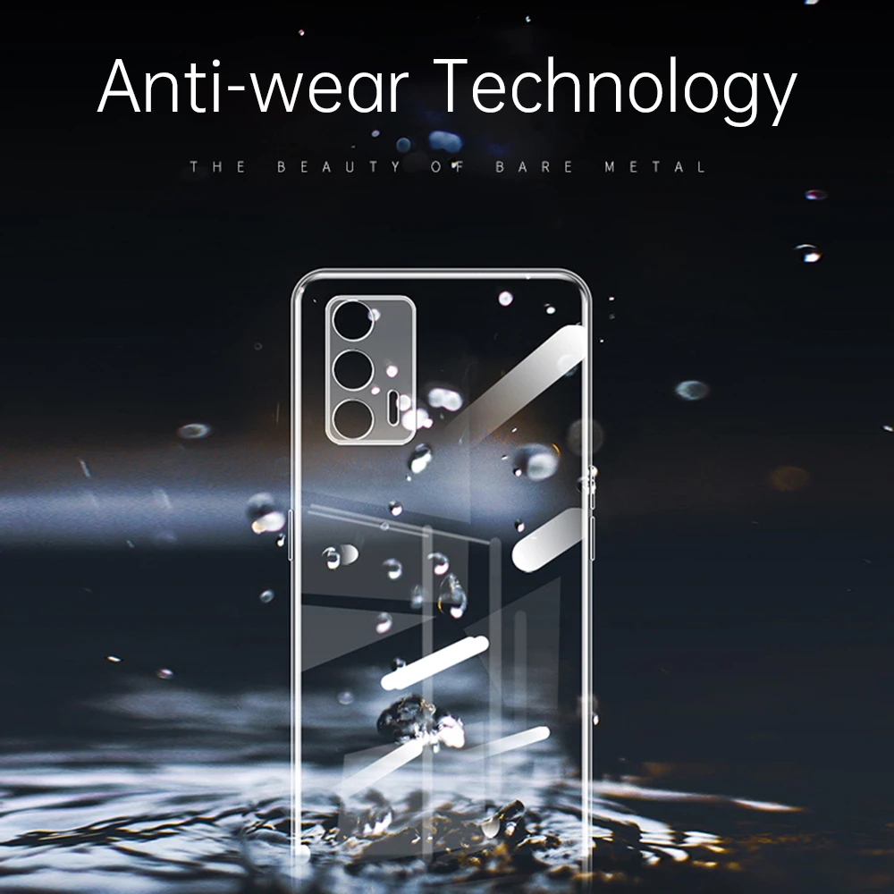 Funda de teléfono transparente ultrafina de alta calidad para Realme Q2 Pro Q2i 5G, funda protectora transparente de TPU Realme Q2 Q2Pro - imagen 5