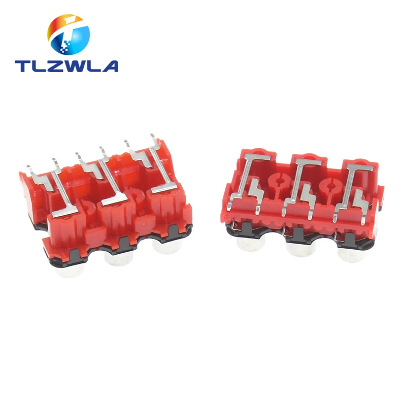 Enchufe concéntrico AV de 9 pies, toma RCA de 6 orificios, PCB soldado, AV6-8.4-13B de AUdio y vídeo, 1 ud. - imagen 2