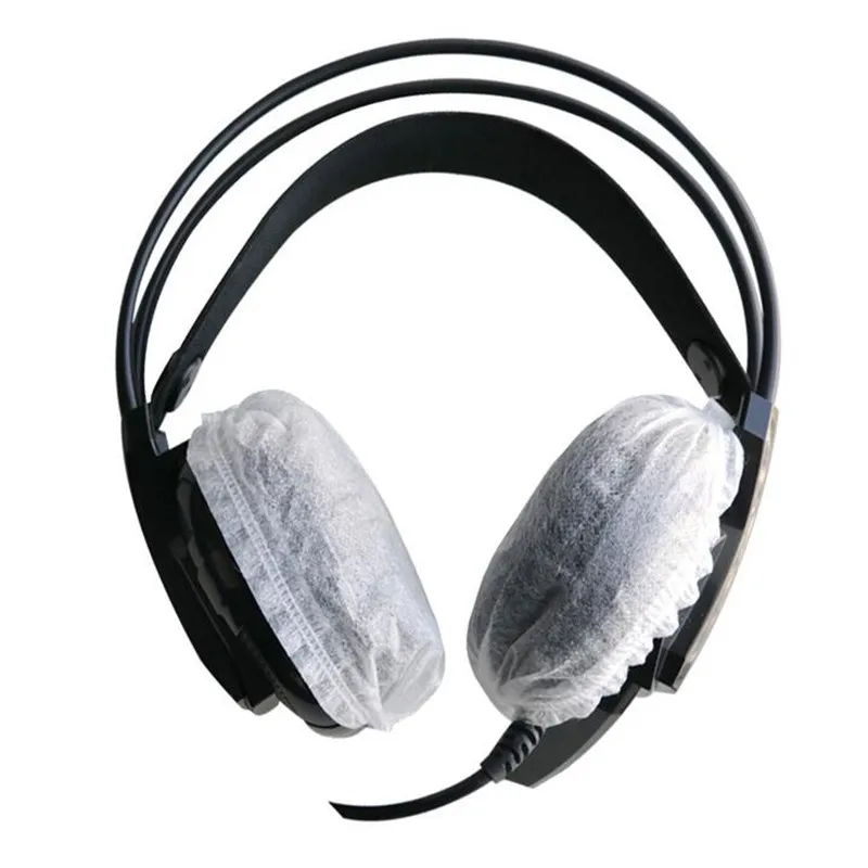 Fundas no tejidas para auriculares, almohadillas sanitarias desechables de repuesto para la mayoría de los auriculares, 100 ~ 11cm, 8,5 piezas - imagen 4