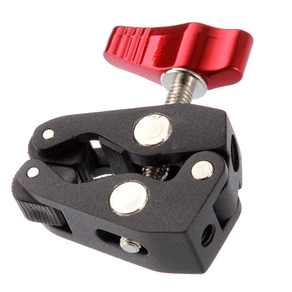 Brazo articulado, garra de cangrejo, soporte de Clip súper abrazadera para luz de Flash de estudio, trípode de cámara, monopié - imagen 4